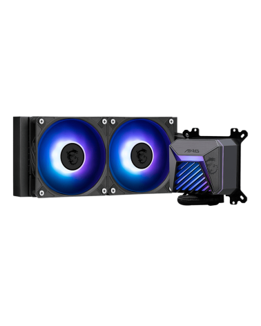 Жидкостная система охлаждения MSI MAG CORELIQUID A15 240 2x ARGB Fan, ARGB Block 