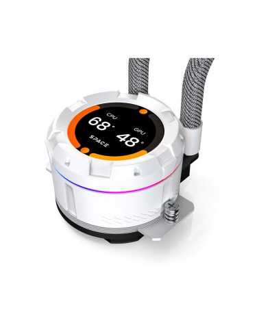 Вентилятор Cooler ID-Cooling SL360 XE WHITE /LCD SCREEN /350W /all Intel /all AMD