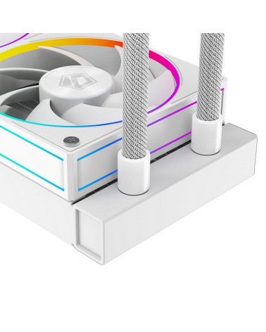 Вентилятор ID-Cooling SL240 WHITE  /LCD SCREEN /300W /all Intel /all AMD
