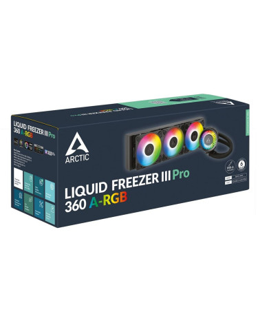 Жидкостная система охлаждения Arctic Cooling Liquid Freezer III Pro 360 ARGB  Multi Compatible  All-In-One CPU Water Cooler  (AC