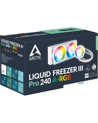 Жидкостная система охлаждения Cooling Arctic Liquid Freezer III Pro 240 A-RGB (White)  Multi Compatible All-In-One CPU Water Coo