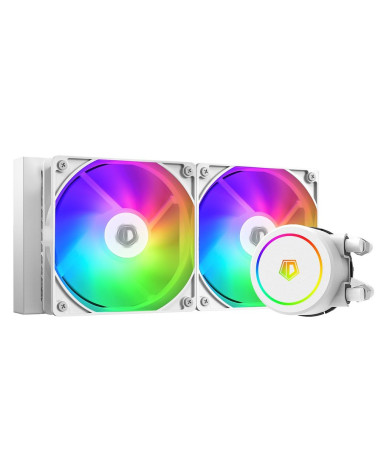 Жидкостная система охлаждения ID-Cooling FX240 INFINITY White ARGB (White) 300W all Intel/AMD