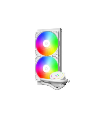 Жидкостная система охлаждения ID-Cooling FX240 INFINITY White ARGB (White) 300W all Intel/AMD