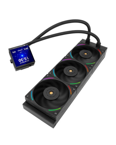 Жидкостная система охлаждения Thermalright Cooler Hyper Vision 360 Argb Black/ Display/ all Intel/AMD
