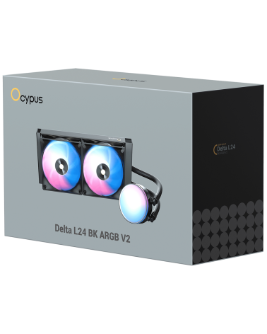 Вентилятор Cooler Ocypus Delta L24 BK ARGB V2 Black 280W/ All Intel/ AMD AM* / Screws
