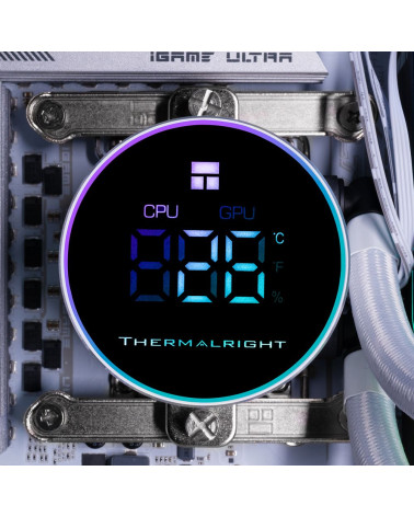 Жидкостная система охлаждения Thermalright Вентилятор Cooler Thermalright Frozen Magic 360 Digital Argb White V2 all Intel/AMD