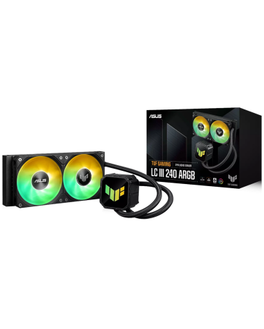 Жидкостная система охлаждения ASUS TUF GAMING LC III 240 ARGB /AIO COOLER,2IN1 ARGB FAN 