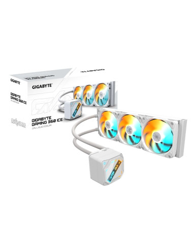 Жидкостная система охлаждения GIGABYTE Gaming GME 360I 3 x 120mm ARGB Fan, LGA 1200, LGA 1700, LGA 1851, AM5, AM4 