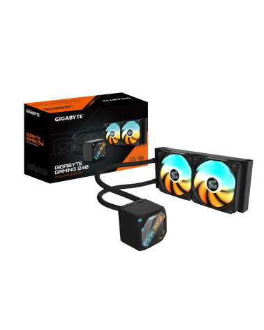 Жидкостная система охлаждения GIGABYTE Gaming GME 240 2 x 120mm ARGB Fan, LGA 1200, LGA 1700, LGA 1851, AM5, AM4 
