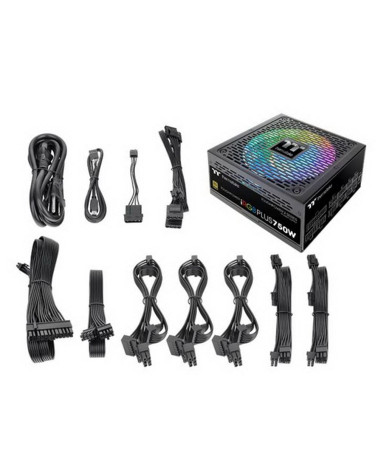 Блок питания Thermaltake Toughpower iRGB Plus 750 Gold TPI-750DH3FCG 750W, 80 Plus Gold, полностью модульный 