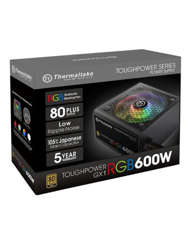 Блок питания Thermaltake Toughpower GX1 RGB 600 PS-TPD-0600NHFAGE-1 600W, 80 Plus Gold 