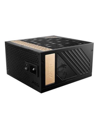 Блок питания MSI MEG Ai1300P PCIE5, 1300W, 80+ Platinum, полностью модульный, ATX 3.1, PCIE 5.1, RTL 