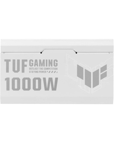 Блок питания ASUS TUF-GAMING-1000G-WHITE /PSU, CE+UK (90YE00S5-B0NA00) 