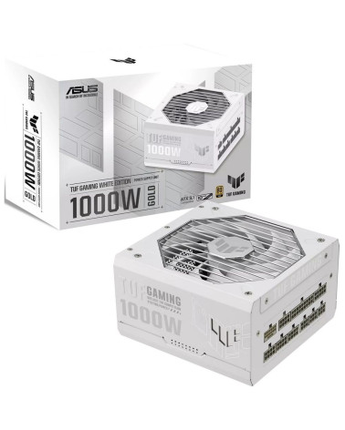 Блок питания ASUS TUF-GAMING-1000G-WHITE /PSU, CE+UK (90YE00S5-B0NA00) 
