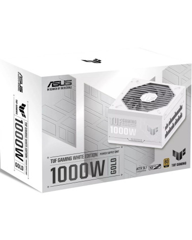 Блок питания ASUS TUF-GAMING-1000G-WHITE /PSU, CE+UK (90YE00S5-B0NA00) 