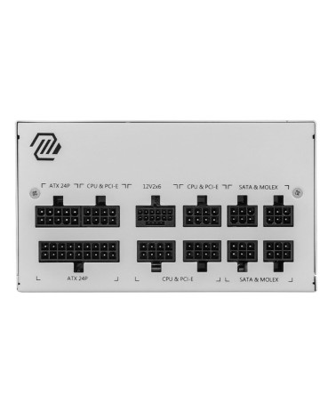 Блок питания MSI MAG A850GL PCIE5 WHITE , 850W, 80+ Gold, полностью модульный, ATX 3.1, PCIE5.1, RTL 