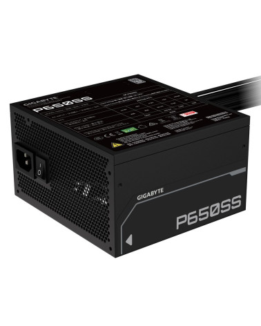 Блок питания ПК Gigabyte P650SS 650W, 80+, SILVER, НЕ модульный, ATX 3.0 
