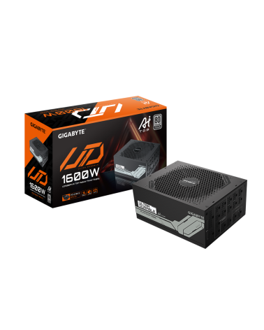Блок питания ПК Gigabyte UD1600PM PG5 AI TOP 1600W, 80Plus, Platinum, Полностью модульный, PCIe Gen 5.0, ATX 3.1 compatible 