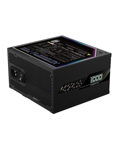 Блок питания ПК Gigabyte AE1000PM PG5 1000W, 80Plus, Platinum, Полностью модульный, PCIe Gen 5.1, ATX 3.0 compatible 