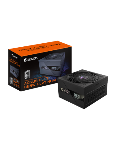 Блок питания ПК Gigabyte AE850PM PG5 850W, 80Plus, Platinum, Полностью модульный, PCIe Gen 5.1, ATX 3.0 compatible. 