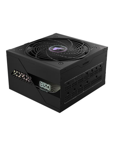 Блок питания ПК Gigabyte AE850PM PG5 850W, 80Plus, Platinum, Полностью модульный, PCIe Gen 5.1, ATX 3.0 compatible. 