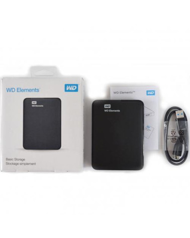 Жесткий диск внешний Western Digital Elements Portable WDBU6Y0020BBK-WESN (Black) 2TB 2,5" USB 3.0 External 5 