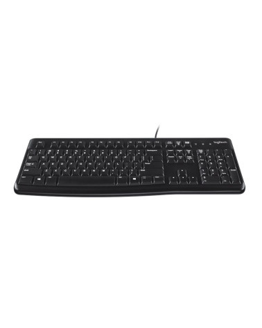 Клавиатура Logitech K120 for Business |920-002522| черная, офисная, 104 клавиши, защита от воды, USB 1,5м, brown box, (021419) 