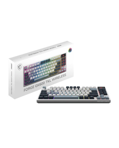 Клавиатура MSI FORGE GK600 TKL W SKY RU (S11-43RUP01-HH9) 