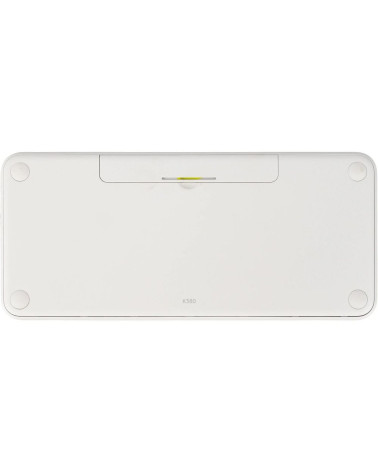 Клавиатура беспроводная Logitech K380, White, Bluetooth, оригинальная заводская РУС гравировка, [920-009589] 