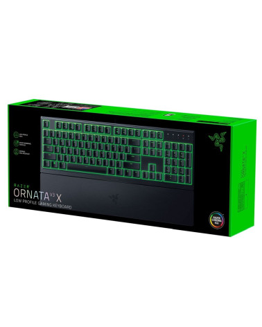 Проводная мембранная игровая клавиатура Razer Ornata V3 X, черный 