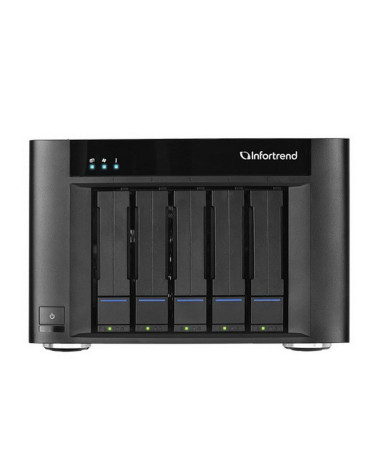 Платформа СХД Infortrend EonStor GSe Pro 200 5bay, High IOPS Solution, desktop cloud-integrated unified storage, including: Inte
