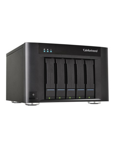 Платформа СХД Infortrend EonStor GSe Pro 200 5bay, High IOPS Solution, desktop cloud-integrated unified storage, including: Inte