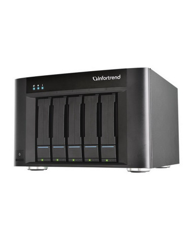 Платформа СХД Infortrend EonStor GSe Pro 200 5bay, High IOPS Solution, desktop cloud-integrated unified storage, including: Inte