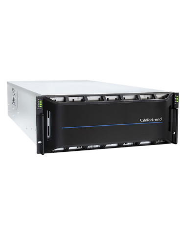 Сетевой накопитель Infortrend CS 2060D-J 4U/60bay, scale-out NAS, dual nodes subsystem including 2x4 Core CPU, 128GB (8x16GB), 8