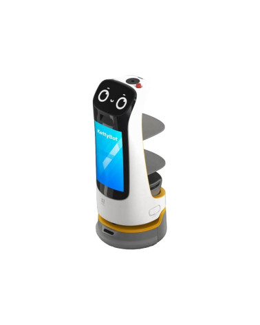 Робот Pudu Сервисный робот-доставщик PuduRobotics модели KettyBot Pro (цвет: белый)  в компл. с зарядной станц. 