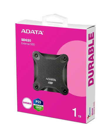 Твердотельный накопитель SSD ADATA 2.5" 1TB SD620 SD620-1TCBK USB 3.2 Gen 2 Type-A, 520/460 