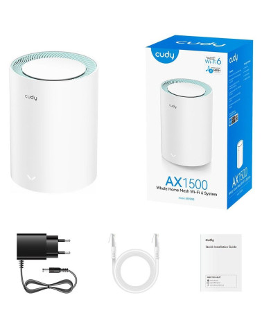 Маршрутизатор CUDY M1500(1-Pack) Gigabit Wi-Fi 6 Mesh Solution 