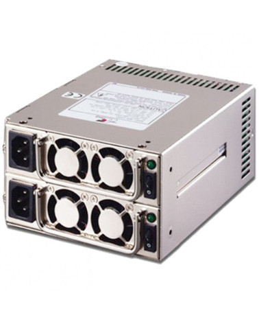 Блок питания EMACS (Zippy) MRW-6400P, 400W, Mini Redundant 4U (PS2), (ШВГ150*86*185)  (B000480001) Brown Box 4 