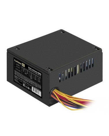Блок питания 800W ExeGate M800 (SFX, APFC, КПД 87% (80 PLUS Silver), 8cm fan, 24pin, (4+4)pin, 2xPCI-E, 3xSATA, 2xIDE, black) 