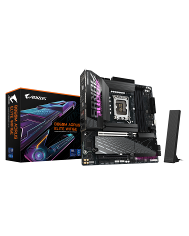 Материнская плата Gigabyte B860M AORUS ELITE WIFI6E, RTL