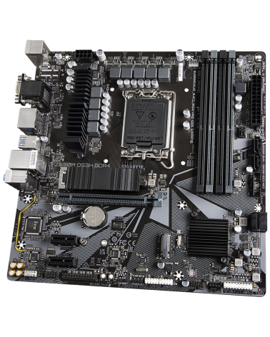 Материнская плата Gigabyte OEM Z690M DS3H DDR4, Socket 1700, Intel®Z690, 4xDDR4-3200, D-SUB+HDMI+DP+DP, 1xPCI-Ex16, 2xPCI-Ex1, 4