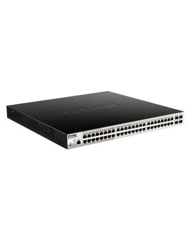 Коммутатор D-Link DGS-1210-52P/ME/B1A Управляемый коммутатор 2 уровня с 48 портами 10/100/1000Base-T и 4 портами 1000Base-X SFP 