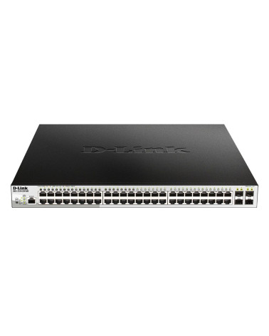 Коммутатор D-Link DGS-1210-52P/ME/B1A Управляемый коммутатор 2 уровня с 48 портами 10/100/1000Base-T и 4 портами 1000Base-X SFP 
