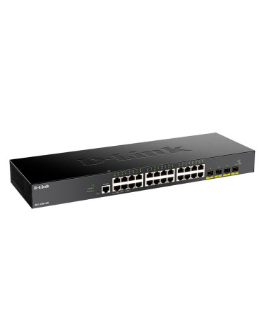 Коммутатор D-Link DGS-1250-28X/A1A L2 Smart Switch with 24 10/100/1000Base-T ports and 4 10GBase-X SFP+ ports (448164)