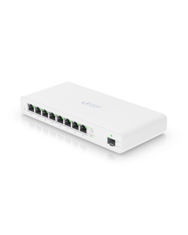 Коммутатор  UISP Switch UISP-S PoE-коммутатор, 8х 1G RJ45, 1х SFP, раздача 110 Вт