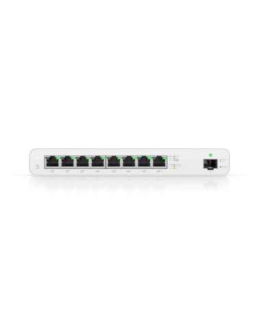Коммутатор  UISP Switch UISP-S PoE-коммутатор, 8х 1G RJ45, 1х SFP, раздача 110 Вт