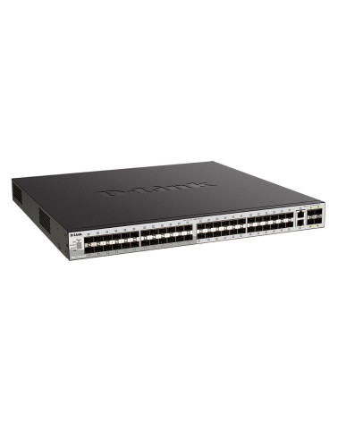 Коммутатор D-Link DGS-3130-54S/B1A Управляемый L3 стекируемый коммутатор с 48 портами 1000Base-X SFP, 2 портами 10GBase-T и 4 по