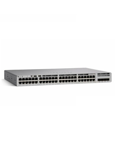Коммутатор CISCO Catalyst 9300L 48-port 1G copper with fixed 4x10G/1G SFP+ uplinks, PoE+, DNA Network Advantage, C9300L-48P-4X-A