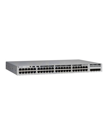 Коммутатор CISCO BadPack Catalyst 9300L 48-port 1G copper with fixed 4x10G/1G SFP+ uplinks, PoE+ 505W/1200W,PS 1x715W (up to 2),