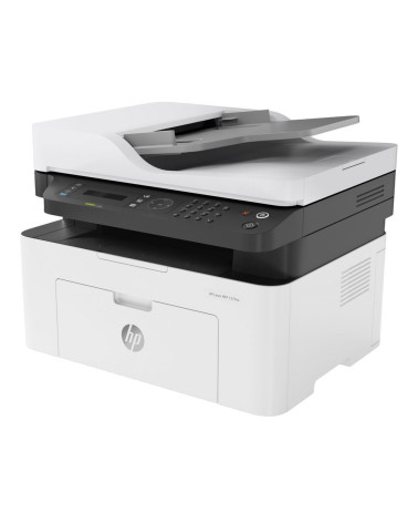 HP Laser 137fnw А4, МФУ, лазерное, черно-белое, 20стр/мин, 1200dpi, 600МГц, 128Мб, WiFi/USB/Ethernet, 500стр/картридж, (4ZB84A)